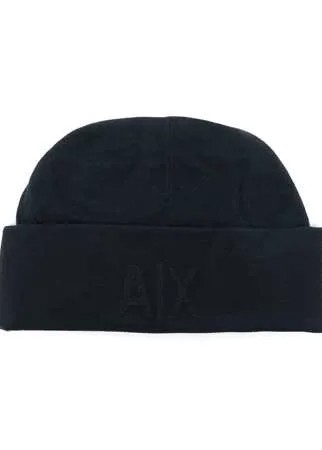 Armani Exchange шапка бини с логотипом