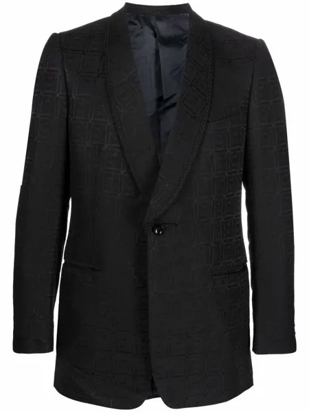 Pierre Cardin Pre-Owned однобортный жаккардовый пиджак 1960-х годов с узором
