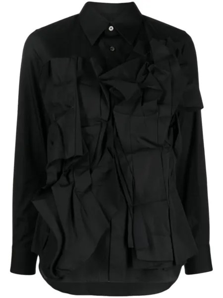 Comme Des Garçons рубашка с длинными рукавами, черный