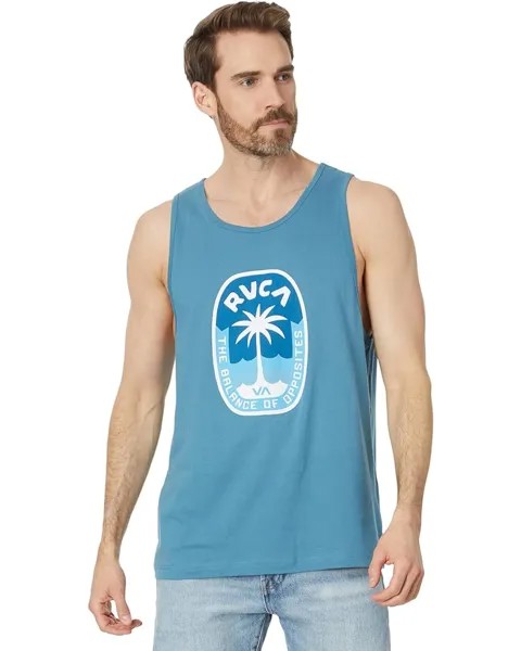 Майка RVCA Prime Palm Tank, цвет Cool Blue