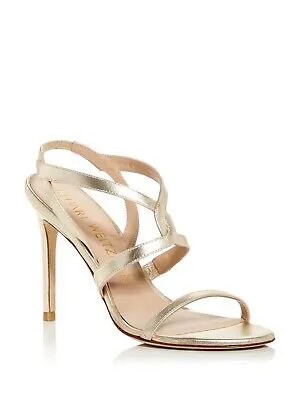 STUART WEITZMAN Женские Бежевые Босоножки Slingback Soiree 100 Stiletto Slip On 8.5