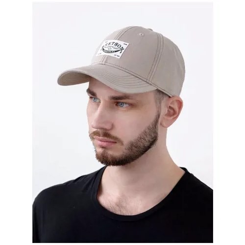 Бейсболка STETSON арт. 7721103 BASEBALL HERRINGBONE (кремовый), размер ONE