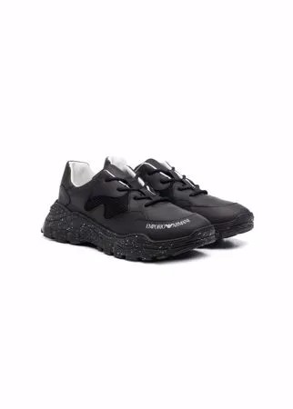 Emporio Armani Kids кроссовки с логотипом