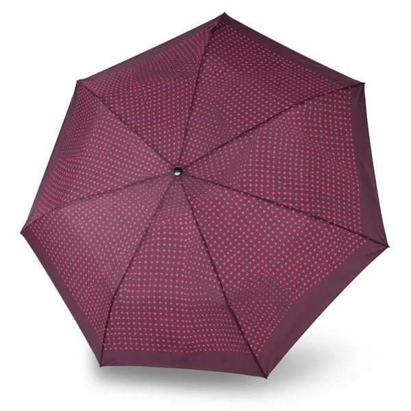 Зонт складной женский механический Knirps T.050 berry