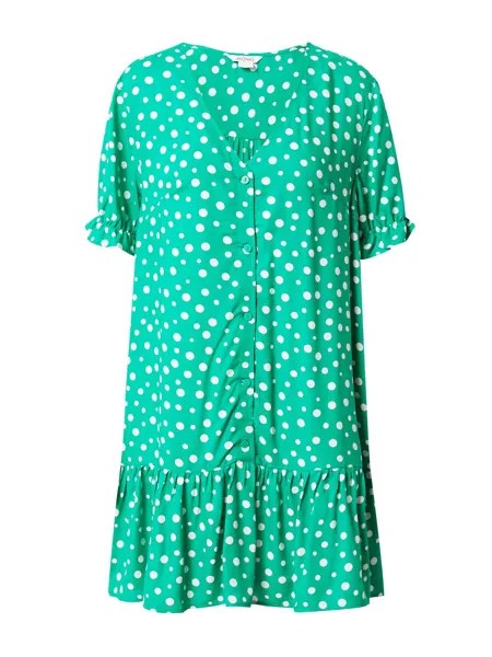 Рубашка-платье Monki, зеленый