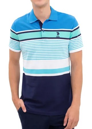 Футболка-поло мужская U.S. POLO Assn. G081SZ0110NORRIS разноцветная S