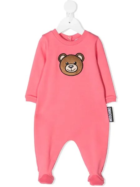 Moschino Kids комбинезон для новорожденного Teddy Bear