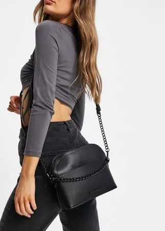 Черная сумка через плечо со скругленным верхом Steve Madden Bcherrie-Черный цвет
