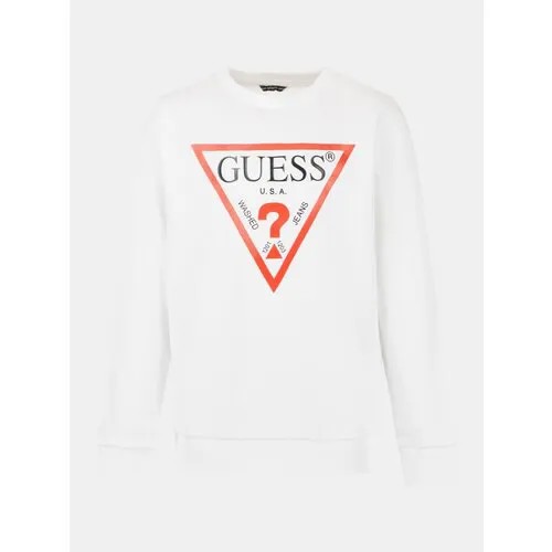 Свитшот GUESS LS Fleece_Core, размер 8, white