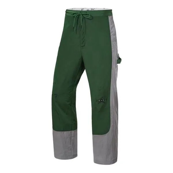 Спортивные штаны Off-White X Air Jordan Track Pants 'Green Grey', зеленый