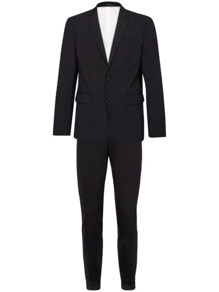 Dsquared2 костюм с однобортным пиджаком, черный
