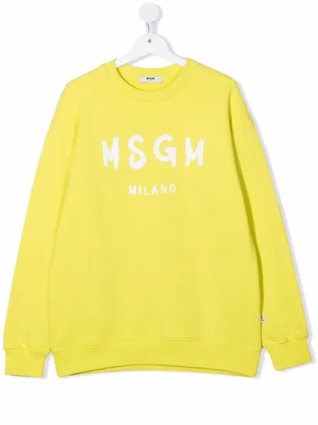 MSGM Kids толстовка с логотипом