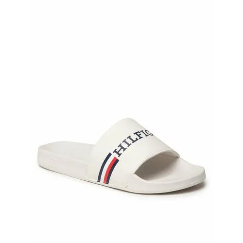 Шлепанцы TOMMY HILFIGER, размер EU 41, белый