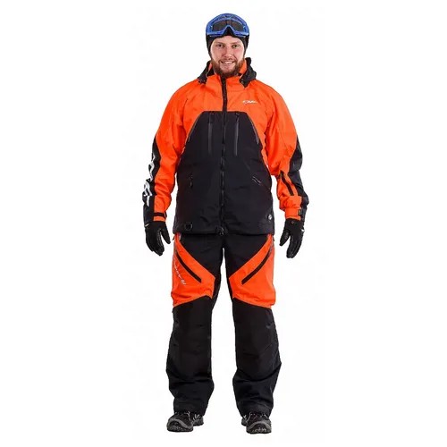 Куртка снегоходная DRAGONFLY Sport, мужской(ие), черный/оранжевый, L