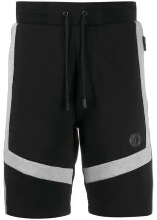 Philipp Plein спортивные шорты с контрастными полосками