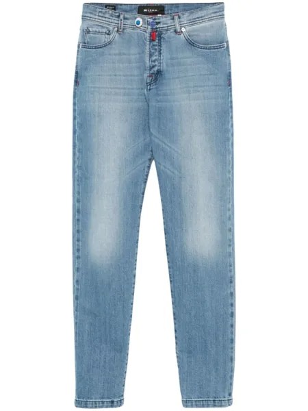 Kiton узкие джинсы, синий