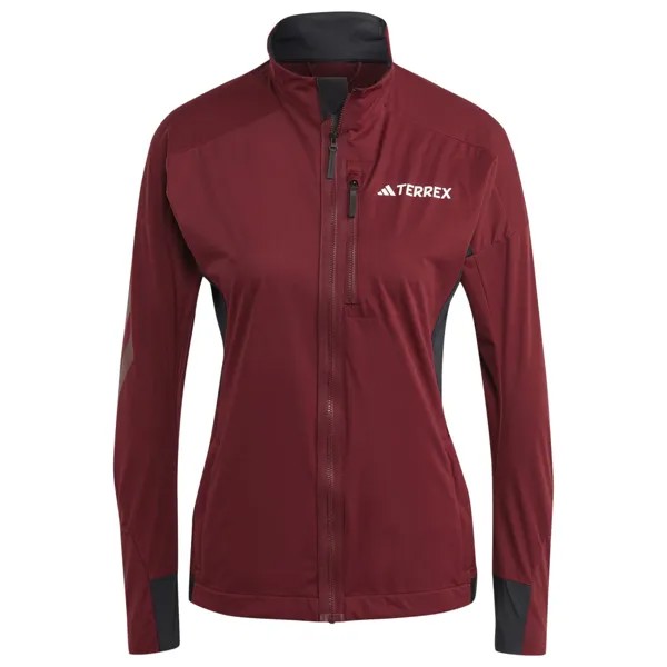 Куртка для беговых лыж Adidas Terrex Women's Terrex Xperior Xcountry Ski Softshelljacke, цвет Shadow Red