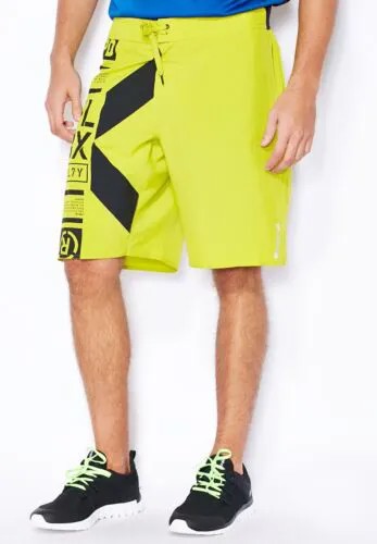 [AA8259] Мужские шорты Reebok One Series 2in1 - желтовато-зеленые - размер XL