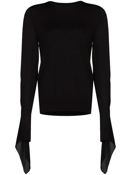 Roland Mouret джемпер с расклешенными рукавами