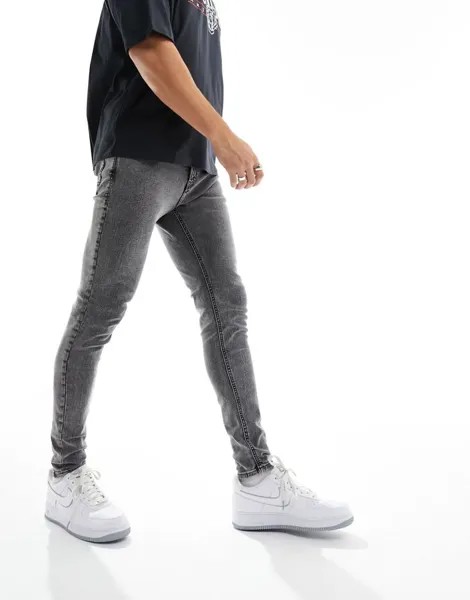 Jack & Jones - Pete - Серые зауженные джинсы