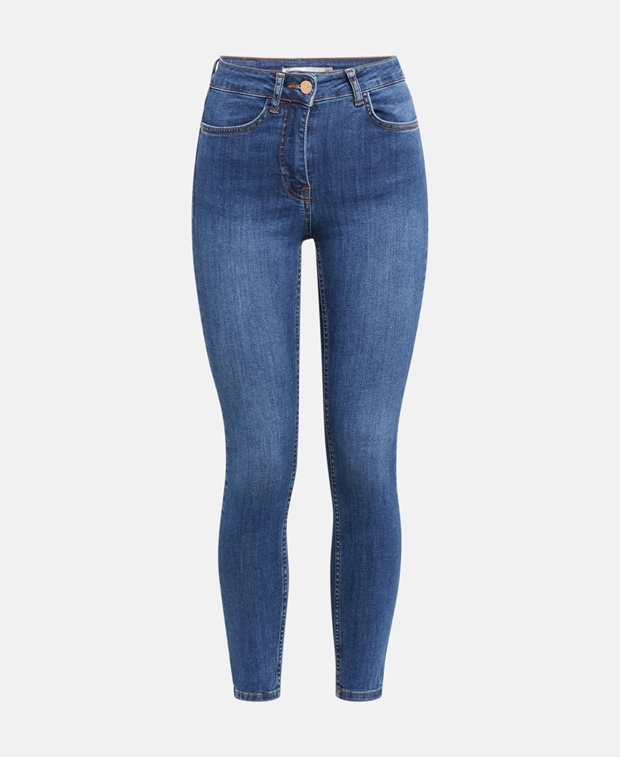 Узкие джинсы органик Oasis, синий