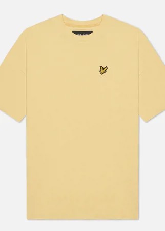 Женская футболка Lyle & Scott Oversized, цвет жёлтый, размер XS