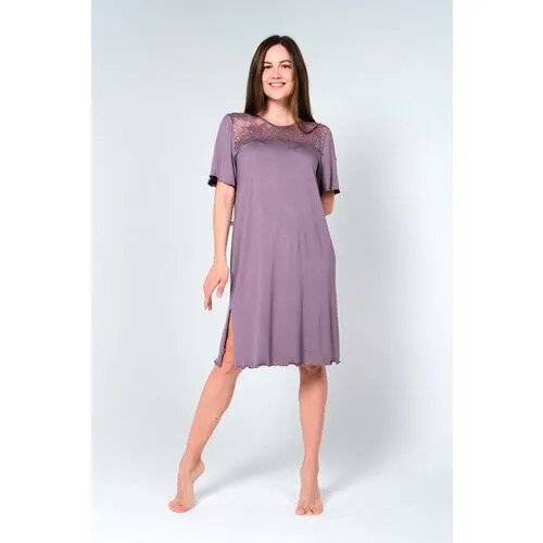 Сорочка  El Fa Mei, размер 64, фиолетовый
