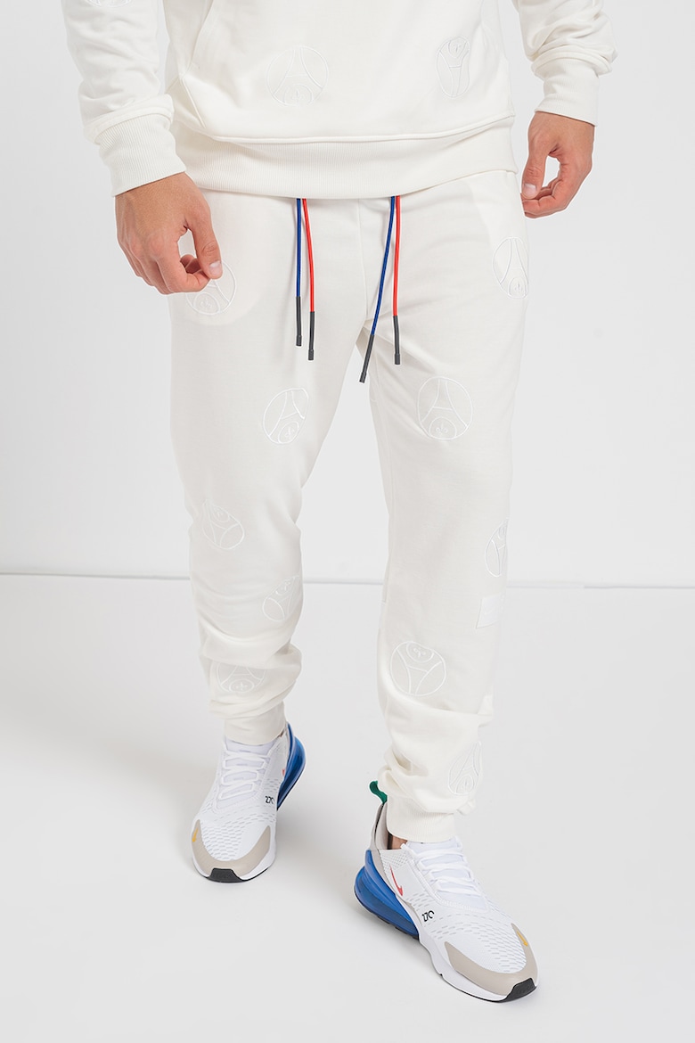 Зауженные спортивные штаны со шнурками Nike, белый
