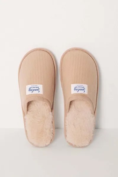 Тапочки MIX AND MATCH SUNDAY BRUNCH women'secret, бежевый