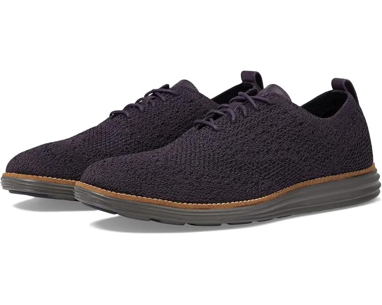 Оксфорды Cole Haan Originalgrand Stitchlite Wing Tip Oxford, цвет Nightshade/Black/Tornado