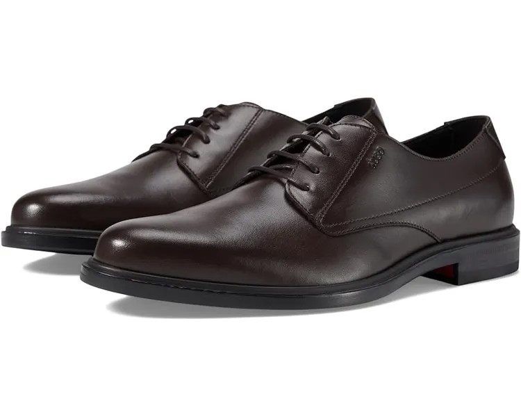 Оксфорды HUGO Kerr Derby Shoe, темно-коричневый