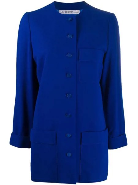 Jean Louis Scherrer Pre-Owned пиджак 1990-х годов с круглым вырезом