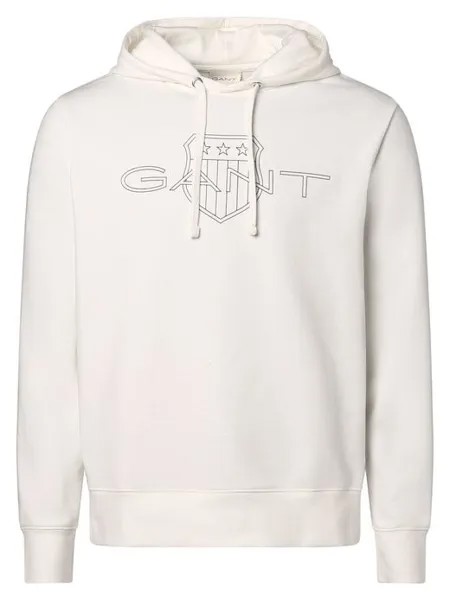 Пуловер с капюшоном Gant, экрю