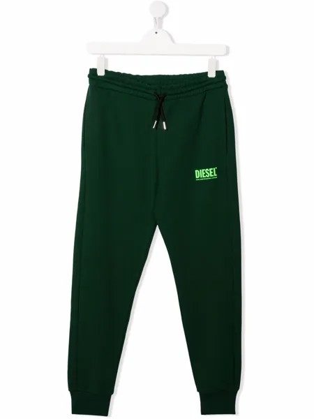 Diesel Kids спортивные брюки с логотипом