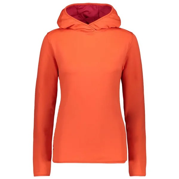 Толстовка на молнии CMP 38E2456 Stretch Sweat Fix Hooded, оранжевый