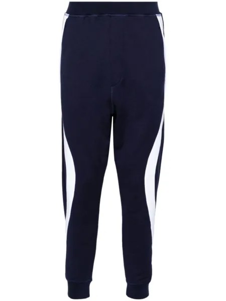 Dsquared2 спортивные брюки Dean с контрастной отделкой, синий