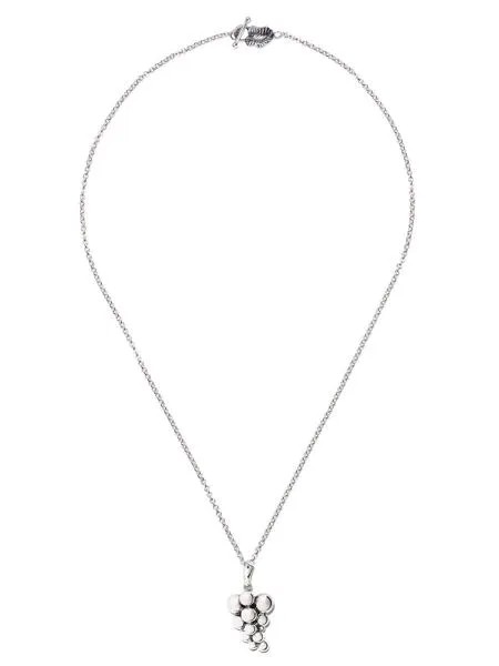 Georg Jensen серебряное колье Moonlight Grapes с подвеской