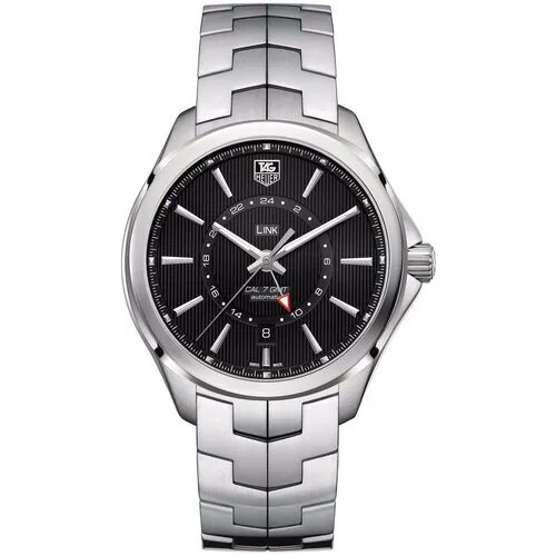 Наручные часы TAG Heuer Link, серебряный, черный