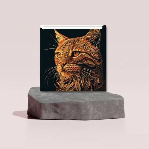 Брошь, горчичный, коричневый
