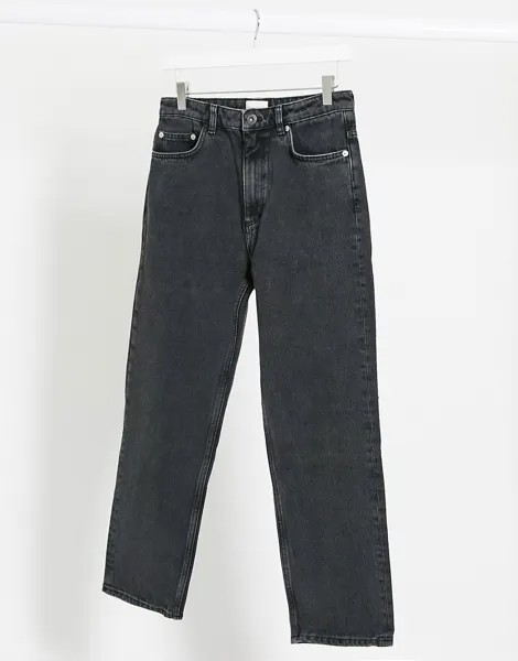 Черные джинсы прямого кроя до щиколотки French Connection-Черный