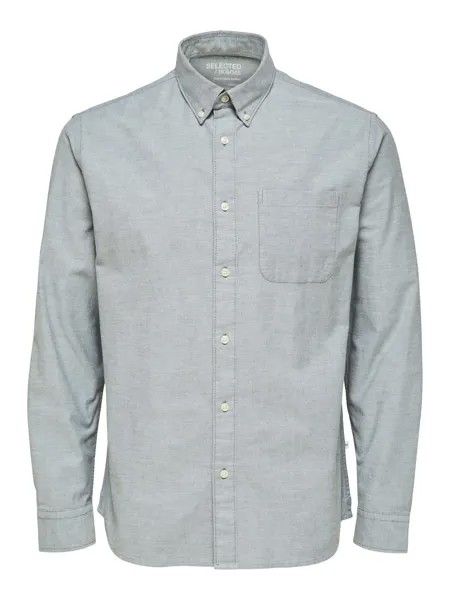 Рубашка SELECTED HOMME SLHREGRICK OX FLEX, серый