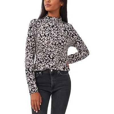 Riley - Rae Женская черная водолазка Sienna с анималистическим принтом XL BHFO 3644