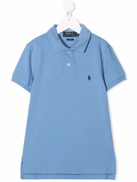 Ralph Lauren Kids рубашка поло с вышитым логотипом