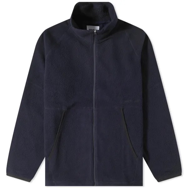 Куртка Norse Projects Tycho Pile Fleece Full Zip, темно-синий