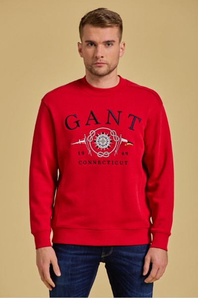 Мужской свитшот Gant, красный
