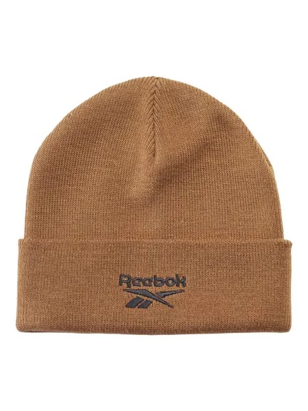 Шапка бини унисекс Reebok TE LOGO BEANIE коричневая, р. 58-60