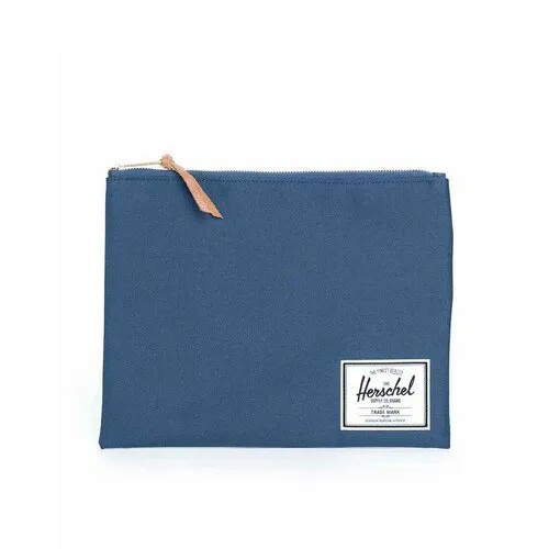 Сумка клатч Herschel, фактура тиснение, navy