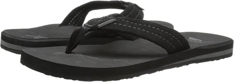 Сандалии Quiksilver Carver Suede, цвет Solid Black