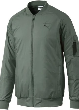 Бомбер мужской PUMA 57639123 зеленый XL
