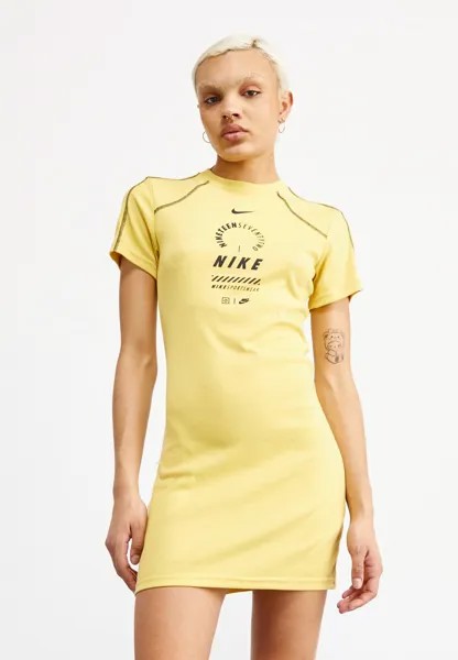 Платье из джерси Dress Femme Nike, желтыйе